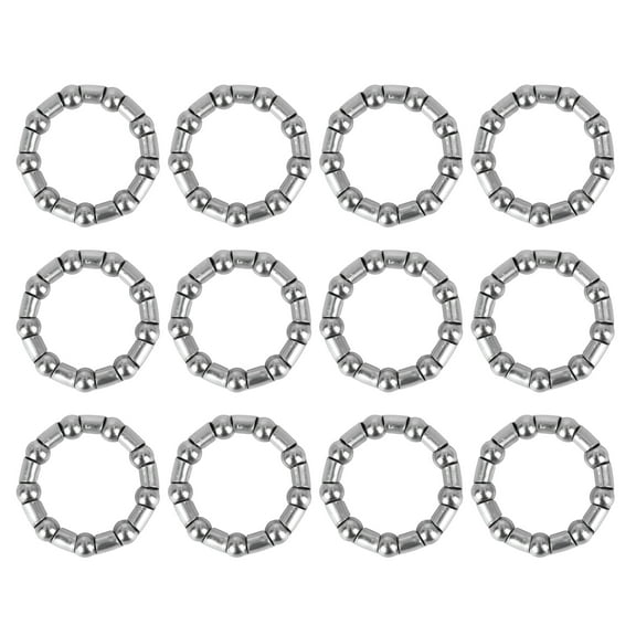 REGALWOVEN 12pcs 44mm x 9 Ball Bearing Cages Crank Bike Bearings Wheel Bearing Retainer