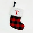 thumbnail image 2 of Xuniizn Personalized Christmas Stockings with Initials - Custom Embroidered Stocking Set, Luxury Velvet Xmas Stockings for Family, Holiday Christmas Decorations, New Model T, 2 of 2