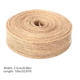thumbnail image 4 of Jute Burlap Ribbon Spool, Burlap Craft Ribbon Wrap Burlap Fabric Ribbon Roll Beautiful Fabric Ribbon Christmas Wedding Gifts Burlap Fabric DIY Ribbon, 4 of 8