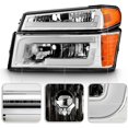 For [4PC Set] 20042012 Chevy Colorado GMC Canyon Chrome