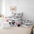 thumbnail image 5 of YST 7-Piece Grey Raccoon Comforter Set, Queen – Cartoon Wildlife, 5 of 5