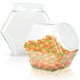 thumbnail image 1 of Tarros de plástico para dulces Timcorr 2 paquetes de galletas hexagonales transparentes 129 oz, 1 of 7