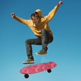 thumbnail image 6 of 44"x10" Skateboard Grip Tape Protector Sheets Nonslip Protection Griptape Sheet for Outdoor Sports Seamless Pattern with Pink Rose, 6 of 7