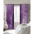 thumbnail image 3 of Purple Blackout Curtains 96 Inches Long for Bedroom, Retro Oil Painting Modern Abstract Art Aesthetics Thermal Insulated Room Darkening Black Out Window Curtain Panels Grommet Drapes for Living Room, 3 of 8