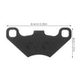 thumbnail image 2 of PAMINGONO 1 De Pastillas De Traseras Para Motocicleta En Metal Color Negro Para Kart, 2 of 6