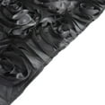 thumbnail image 3 of Efavormart Wonderland Rosette Premium Table Runners For Weddings Party Banquets Decor Fit Rectangle and Round Table - Black, 3 of 11