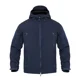 thumbnail image 2 of Chaqueta azul marino de concha suave para exteriores, chaqueta táctica impermeable para hombre, abrigo de invierno, cazadora y pantalones cálidos de lana con capucha, 2 of 5