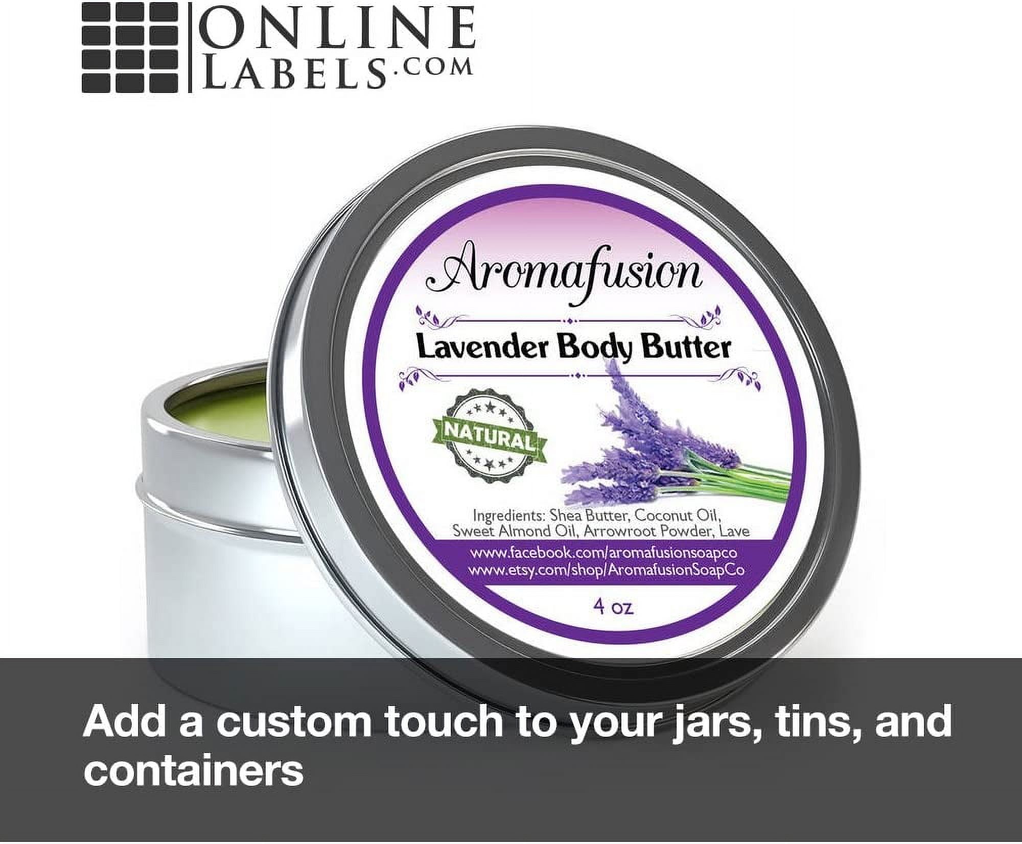 2 Inch Round Labels - Inkjet/Laser Printer - Online Labels - Canning/Mason Jar (100 Sheet Pack)