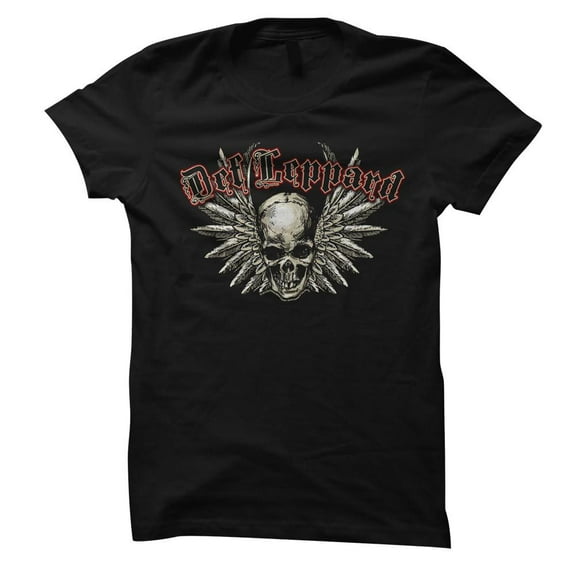 Def Leppard Black Junior Women's T-Shirt