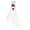 B, variant on CoreLiving Illuminated Hanging Ghost Windsock, Halloween Outdoor Spooky Decor for Porch, Trees, Garden, Glowing Spirit for Holiday Nights, 1 Pack
