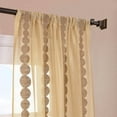 thumbnail image 3 of Half Price Drapes Cleopatra Geometric Sheer Rod Pocket Single Curtain Panel, 3 of 7