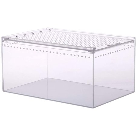 HTCM Acrylic Reptile Breeding Box Terrarium Tank Tarantula Scorpion ...