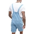 thumbnail image 3 of Casual Denim Pants Men Bib Jumpsuit Jeans, 3 of 4