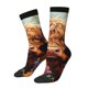 thumbnail image 1 of Balery Countryside Colorful Floral Cow Calcetas Largas con Estampado para Hombre y Mujer – Suaves y Transpirables, Talla Única (US 5-11), 1 of 6