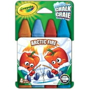 Crayola Washable Sidewalk Chalk 4 Count Arctic Fire