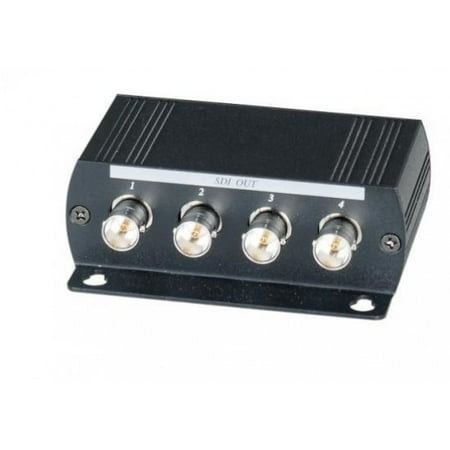Sd Sdi Distribution Amplifier - 1 Input 4 Output HD-SDI Distribution Video Amplifier HD signal distance total up to 1300Feet