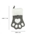 thumbnail image 5 of Hmgxay Christmas Socks, Cozy Holiday Gift Socks for Dogs, Festive Paw Print Stockings, Handcrafted Decorative Christmas Stocking, 5 of 6