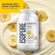 Natures Best Isopure Zero Carb Protein - Banana Cream 25 g protein 3 lbs Pwdr