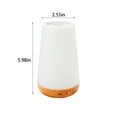 thumbnail image 4 of Xihbxyly Lámpara de Noche Led, Elegante Lámpara de Mesita de Noche con Vetas de Madera, Luz Rgb con 13 Colores Cambiantes, Recargable Por Usb, Control Remoto, Ambiente Relajante para Dormitorio, Idea, 4 of 7