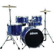 ddrum D1 Junior 5-Piece Complete Drumset w/ Cymbals - Police Blue