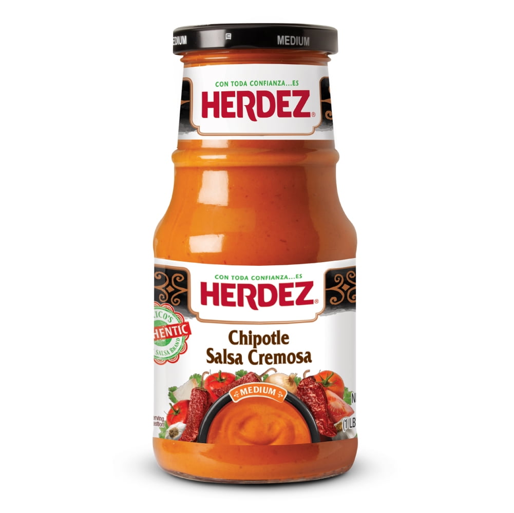 HERDEZ Chipotle Salsa Cremosa, 15.3 oz