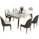 thumbnail image 1 of Marble Kitchen Dining Tables Coffee Set Center End Living Room Dinning Table Luxury Modern Mesa Comedor Home Furniture WSW40XP My Lux Decor Round, 1 of 6