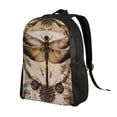 thumbnail image 2 of Fuzoiu Vintage Dragonfly Artwork Print Laptop Backpack,Work Business Backpacks, Large Capacity Nurse Bag College Bookbag for School, Waterproof Casual Daypack for Travel, 2 of 8