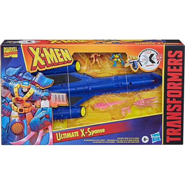 Transformers Marvel 8.5 Inch Vehicle Figure X-Men Exclusive - Ultimate X-Spanse