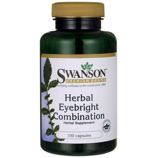 Swanson Herbal Eyebright Combination 100 Capsules.