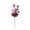 E, variant on Halloween Spooky Skull Artificial Twig Stem, Glitter Skull Branch Pick with Red Berries, Haunted House Table Centerpiece Decor
