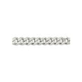 thumbnail image 5 of Gem & Harmony Curb Chain Necklace in Sterling Silver 24 inches (11.0mm) for Men, 5 of 6