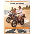 thumbnail image 5 of Jasion Retrovolt Electric Bike for Adults, 750W Motor 48V 15AH Removable Battery E Mountain Bicycle Class 2, 20" Fat Tire Ebike with Speedmoter, UL2849, 5 of 7