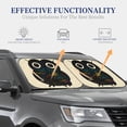 thumbnail image 4 of Daiia Owl with Mandala 2PCS Car Windshield Sun Shade, Foldable Sun Shield for Car Front Window, Auto Sun Blocker Visor Protector Universal for Truck SUV Pickup-Small, 4 of 7