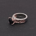 thumbnail image 2 of Nadia Engagement Ring Solitiare Cz Rose Gold Plated Womens Ginger Lyne Collection, 2 of 5