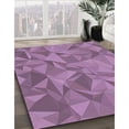 thumbnail image 2 of Ahgly Company Indoor Rectangle Patterned Orchid Purple Area Rugs, 2' x 4', 2 of 6