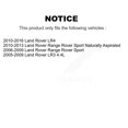 thumbnail image 2 of CMX Rear Disc Brake Rotors Pair for Car Land Rover Range Sport LR4 LR3 K8-100817, 2 of 8