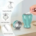 thumbnail image 4 of Small Urns for Human Ashes Keepsake 2.85 Inch Mini Cremation Urns for Mom Dad Aluminum Small Urns for Ashes Mini Keepsake Sharing Urns-Mint Green, 4 of 6