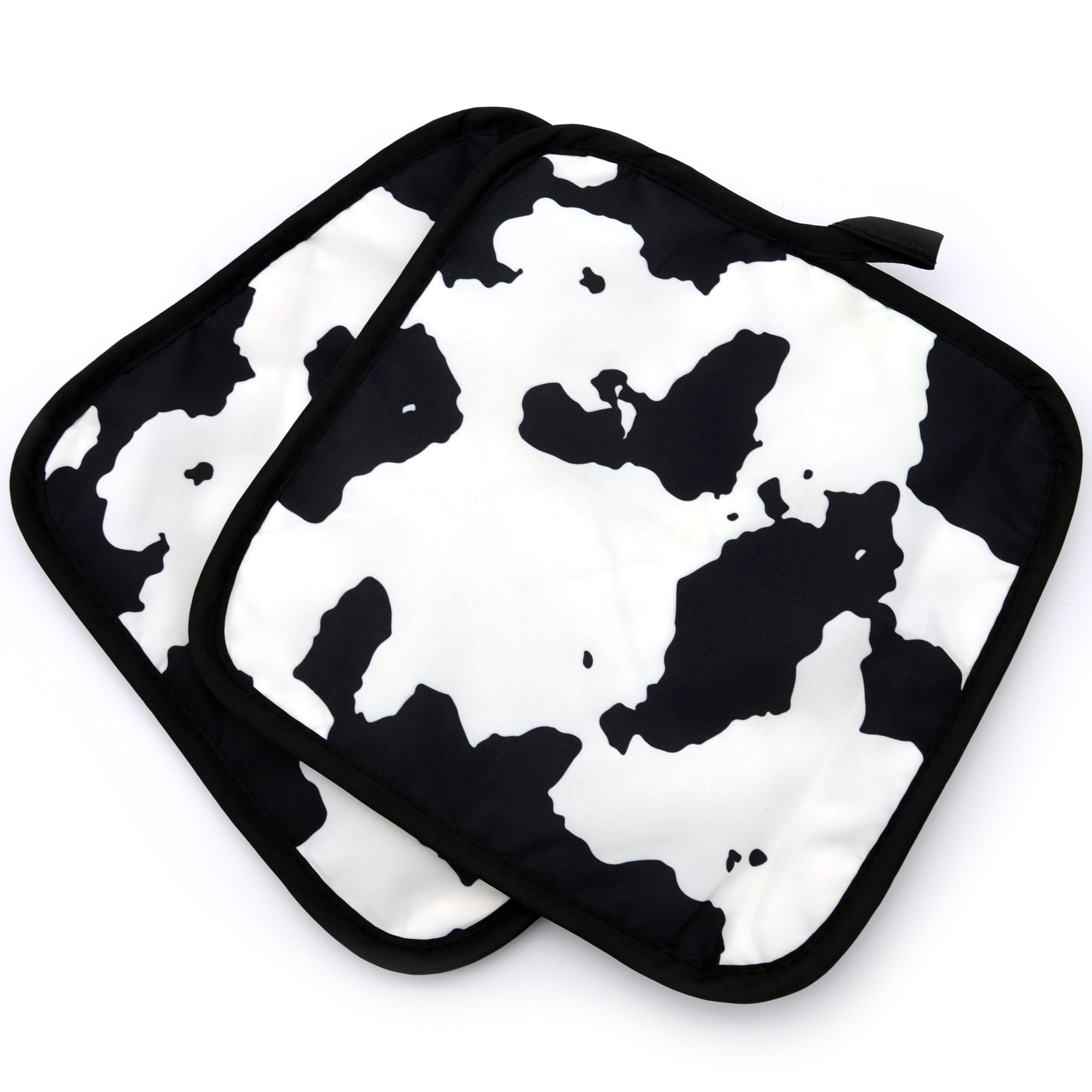 Cow Print Extra Large Pot Holders 4 PACK, Potholders and Hot Pads for