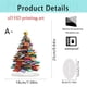 thumbnail image 3 of Árbol de Navidad acrílico con temática de libros | Regalo inspirador para amantes de los libros | Adorno de mesa navideño colorido | Dos tamaños para una presentación festiva, 3 of 4