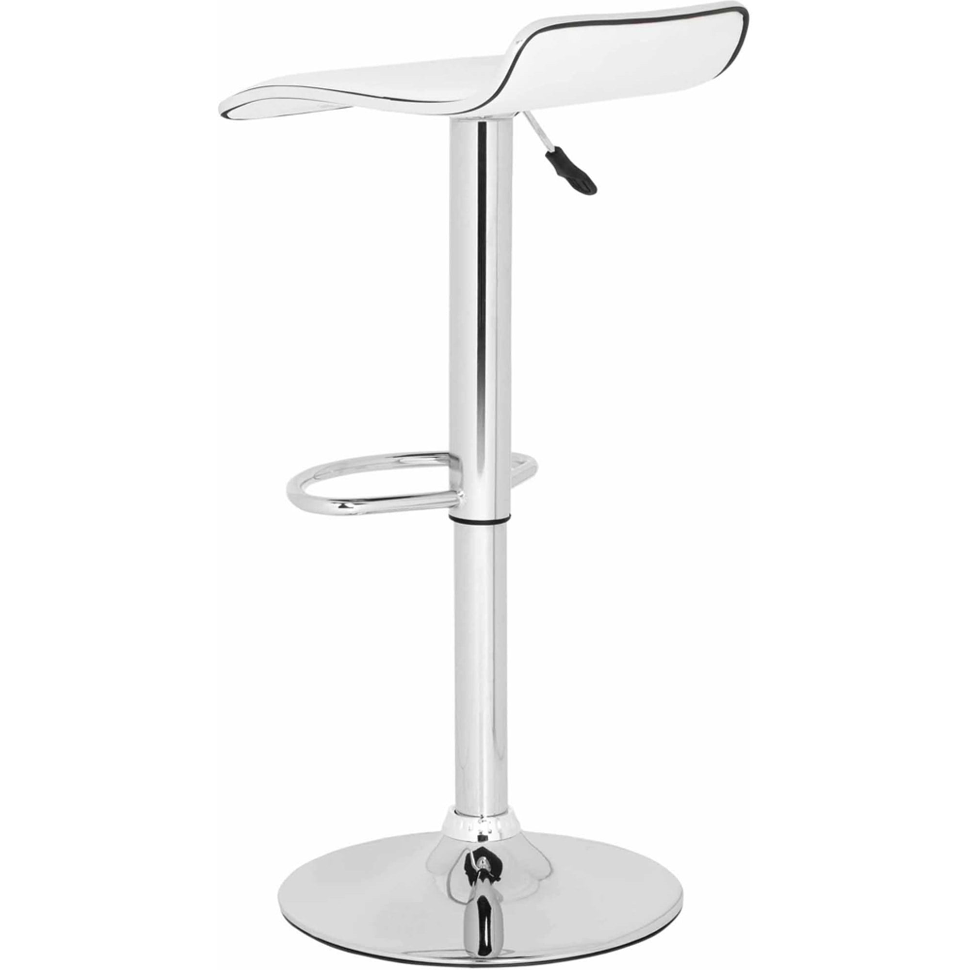 SAFAVIEH Chaunda Contemporary Swivel Bar Stool, White