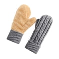 thumbnail image 1 of ERK 1Pcs Winter Mittens For Warm Fleece Knit Thick For Cold Weather, 1 of 4