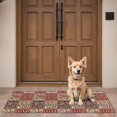 thumbnail image 4 of Red Boho Ethnic Floral Patchwork Pattern Door Rugs,Washable Non Slip Door Mats Indoor,Decorative Door Mats,Entry Mat Indoor for Entrance,Bedroom,Kitchen,Bathroom,16"x47", 4 of 6
