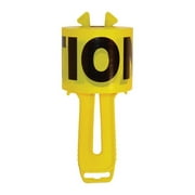 Stringlinger 2815272 300 ft. x 0.5 in. Plastic Caution Cuidado Barricade Tape & Reel, Yellow