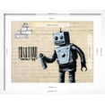 thumbnail image 5 of Art.com Robot Giclee Print by Banksy, White Frame Wall Art, 21" x 17", 5 of 5