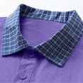 thumbnail image 2 of Maean Men's Short Sleeve Shirt V Neck Collared Loose Casual Fashion Summer Workout Gym Tops, 2 of 6