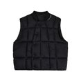 thumbnail image 4 of StSilkitty Puffer Vest for Boys Girls Sleeveless Crew Neck Button down Jacket Vests with Pockets Winter Outdoor Warm Outerwear, 4 of 8