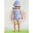 thumbnail image 4 of BULLPIANO Baby Girl Swimsuit Infant Bathing Suit Summer Ruffle One Piece Sleeveless Bikini Swimwear Beachwear Cute Girls Swimsuits, 4 of 8