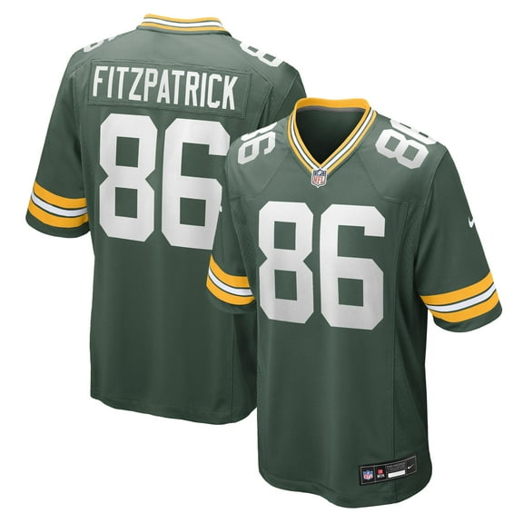 Men's Nike John FitzPatrick Green Green Bay Packers Team Game Jersey