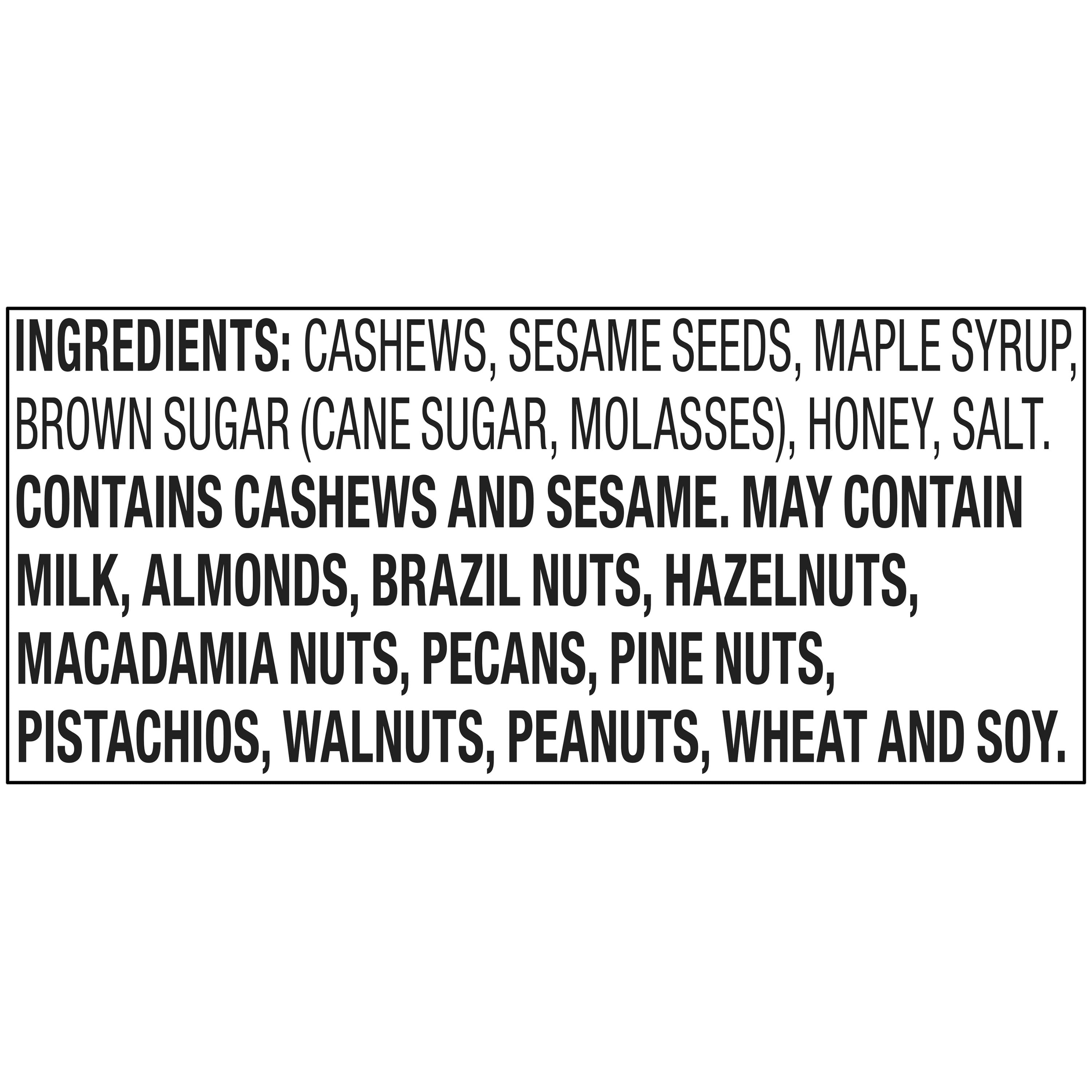 bettergoods Maple Honey Sesame Cashews, 8 oz