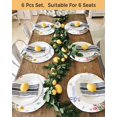 thumbnail image 4 of 13 Inch Round Placemats Set of 4, Easter Gnomes Bunnies Non Slip Heat Insulation PP Table Mats, Spring Easter Eggs Floral Leaves Washable Place Mats for Kitchen Dining Party Table Decor, 4 of 7
